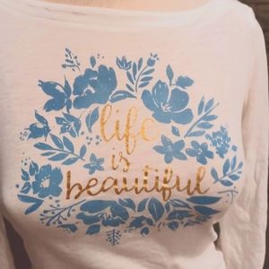 LOFT "Life is Beautiful" Tee